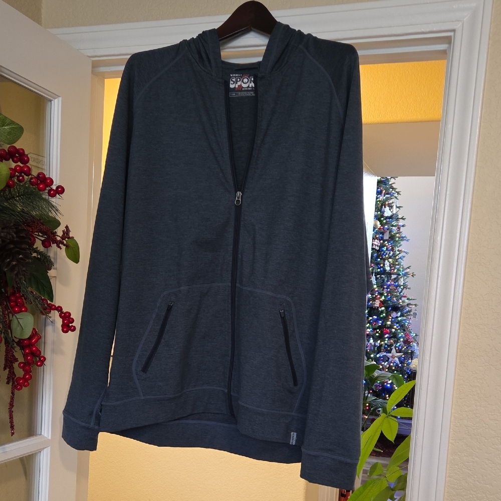 Marine Layer Weekend Sport Hoodie in Dark Gray